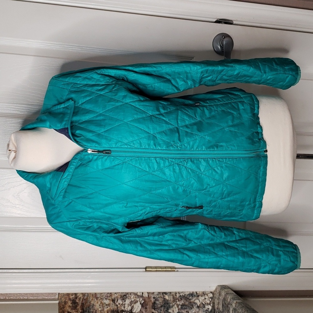 Patagonia nano quilted teal womens puffer jacket size small